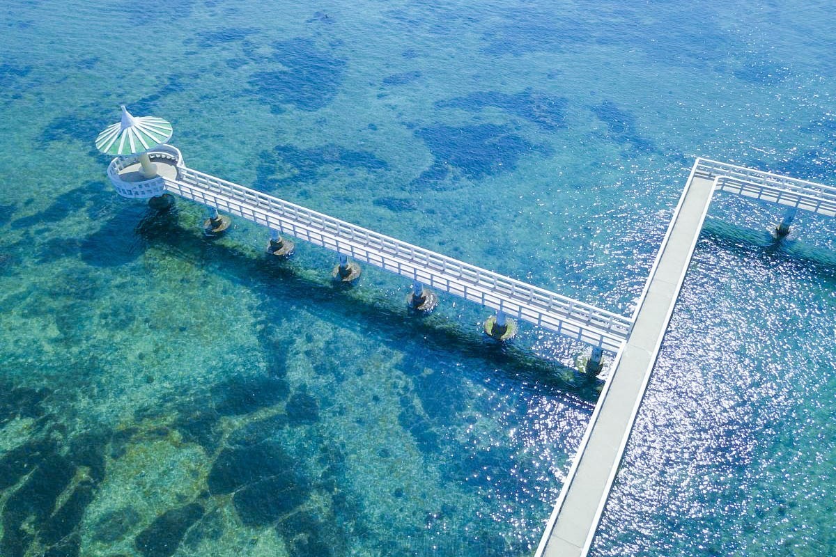 玻璃海上的純白小橋 澎湖隱藏版打卡點還有2座蒂芬妮綠涼亭 Ettoday旅遊雲 Ettoday新聞雲