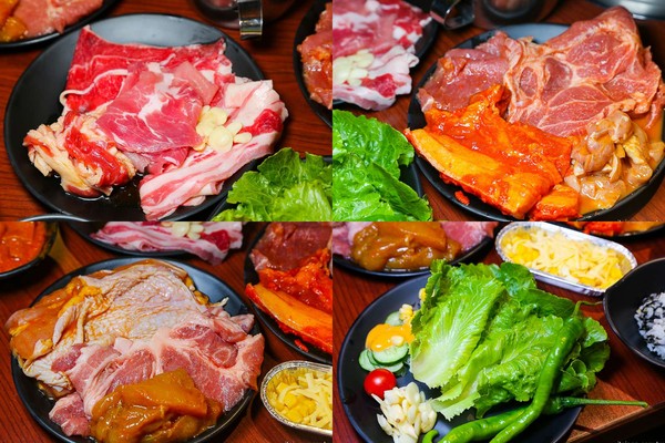 ▲▼咚豬咚豬韓國烤肉吃到飽。（圖／台南好Food遊提供）