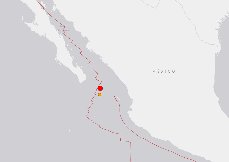 ▲▼ 墨西哥規模6.1地震。（圖／翻攝自USGS）