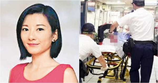 前香港TVB美女主播、現任港鐵公關經理郭麗婷，近日被人發現燒炭昏迷，急救過程還口吐鮮血。（圖／翻攝東網、微博）