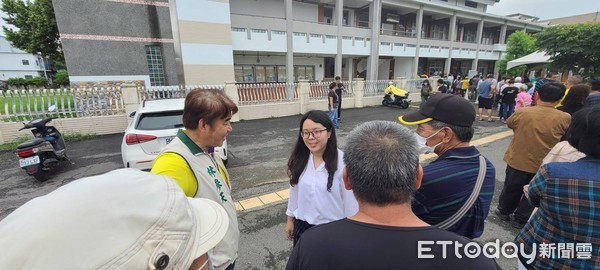 ▼ 民進黨台東黨部主委改選，現任主委之女林俐為新生代首次參選。（圖／記者楊鈞典攝）