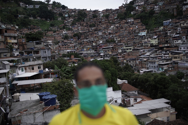 ▲巴西,貧民窟,貧民區,棚戶區,favela,新冠肺炎。（圖／達志影像／美聯社）