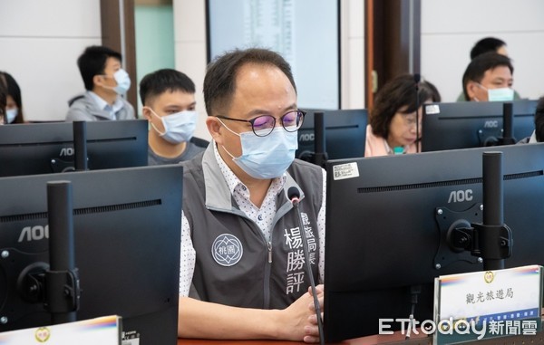 ▲桃園市觀旅局長楊勝評說，觀旅局計畫推出電子旅遊券提振觀光與旅宿產業。（圖／記者沈繼昌翻攝）