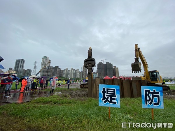 ▲侯友宜出席新北市年度大型防汛演習 。（圖／記者羅婉庭攝）