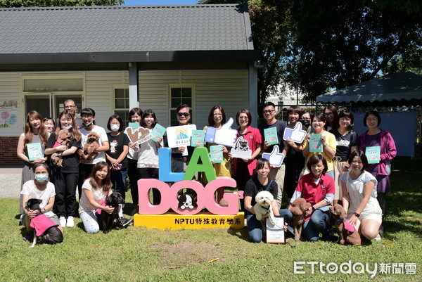 ▲屏東大學特教中心31日在民生校區學習輔助犬訓練教室舉辦《狗狗開課囉》新書發表會             。（圖／記者陳崑福翻攝）