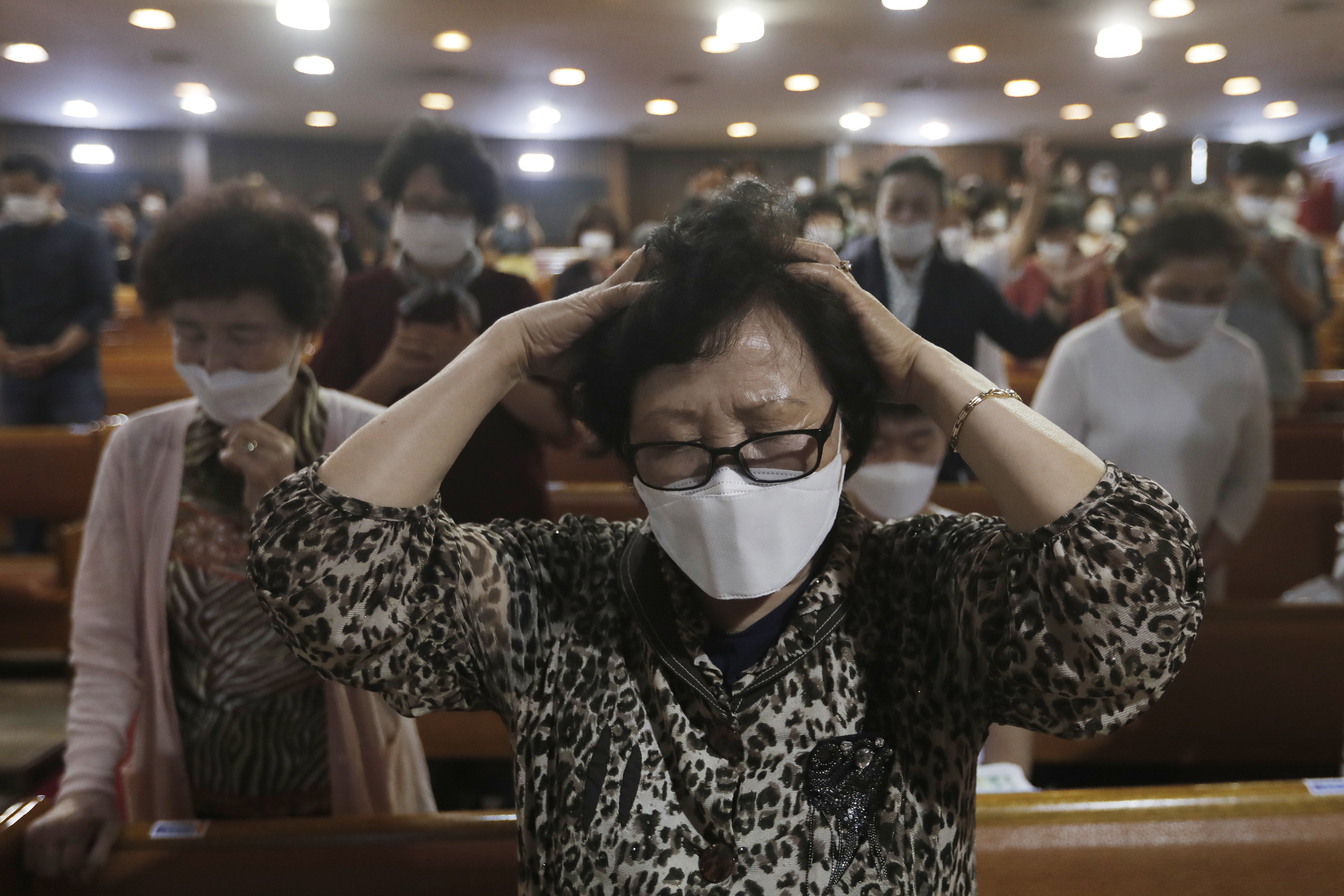 ▲▼南韓首都圈的教會陸續傳出群聚確診案例。（圖／達志影像／美聯社）