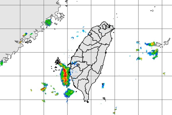 ▲▼雷達迴波圖。（圖／氣象局）