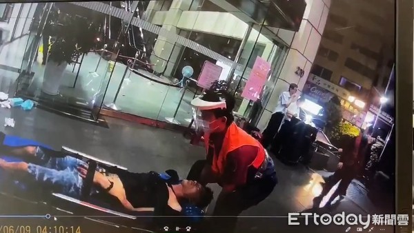 ▲台北市大安區香格里拉酒店發生酒客鬥毆事件，打架造成1人送醫。（圖／記者張君豪翻攝）