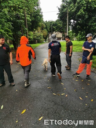 ▲為有效提升搜救犬專業能力，台南市消防局特種搜救隊搜救犬隊與新北市消防局特種搜救隊搜救犬隊，於在台南市進行訓練。（圖／記者林悅翻攝，下同）