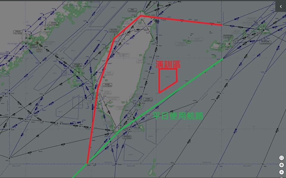 ▲▼張競分析美軍機為何航經我國西部領空。（圖／張競提供）