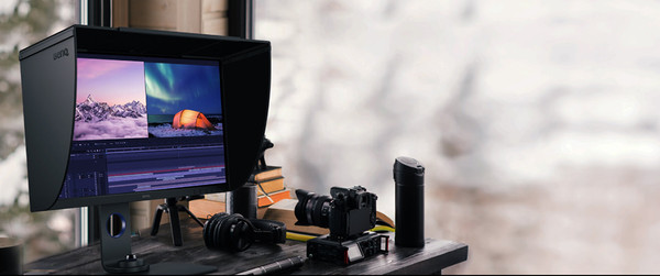 ▲全球首發「獨家數位紙技術」　BenQ推出專業攝影螢幕。（圖／BenQ提供）