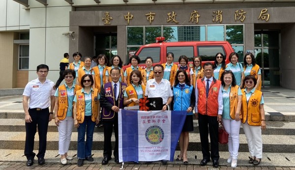 ▲台中市玉豐獅子會捐贈消防局消防警備車。（圖／台中市消防局提供）