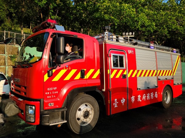 ▲台中市玉豐獅子會捐贈消防局消防警備車。（圖／台中市消防局提供）