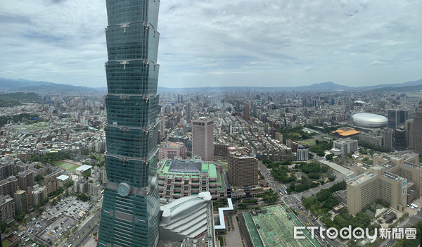 ▲▼大巨蛋、國父紀念館、台北市政府鳥瞰圖。（圖／ETtoday攝）