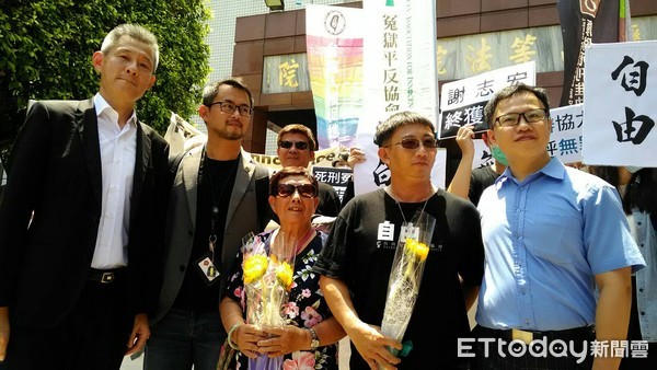 ▲台南歸仁雙屍命案纏訟20年，謝志宏歷經9死1生，在台南高分檢與律師團爭取下獲得平反，在檢方不提上訴，謝志宏終於無罪定讞。（圖／記者林悅翻攝，下同）