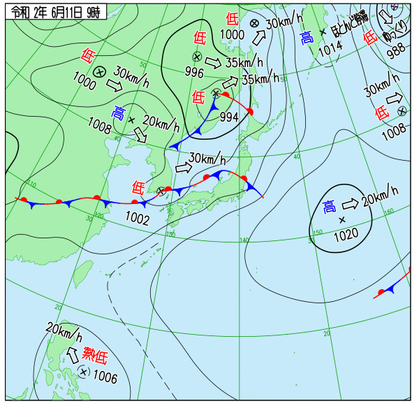 ▲▼熱帶性低氣壓。（圖／日本氣象廳）