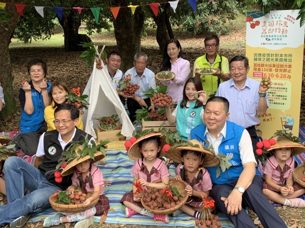 ▲6個荔枝觀光果園將於6月20日同步開放觀光採果。（圖／新竹市政府提供）