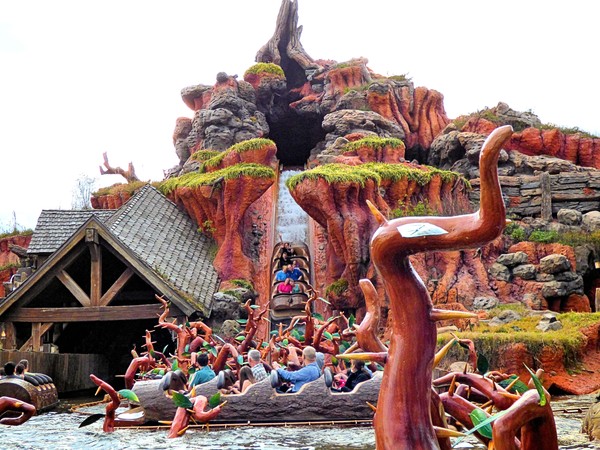 ▲「飛濺山」﹙Splash Mountain﹚是迪士尼遊樂園的經典項目。（圖／取自免費圖庫Flickr）