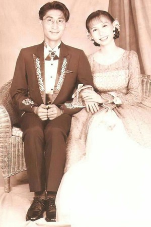2人1995年的婚紗照。（盧佳蕙提供）