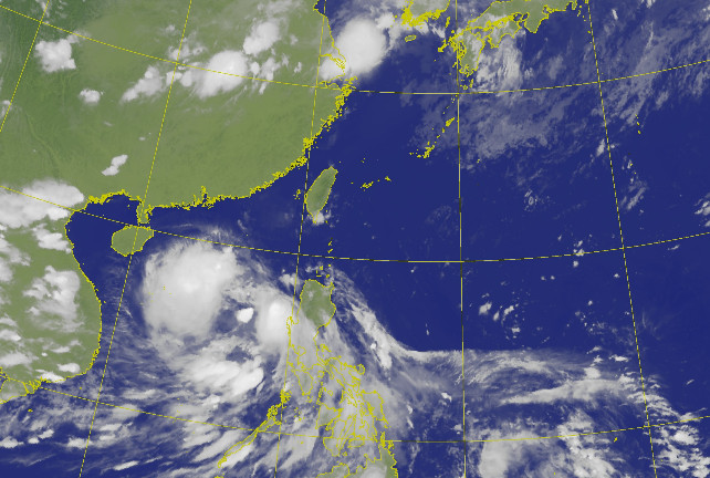 ▲▼氣象局6/12 20:20紅外線雲圖。（圖／中央氣象局）