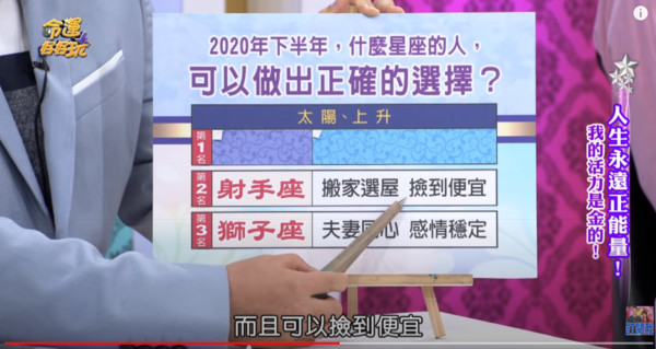 ▲2020下半年好運3星座上榜！（圖／翻攝自YouTube／命運好好玩）