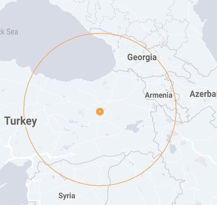 ▲▼土耳其發生地震，路面龜裂、房屋坍塌。（圖／翻攝自USGS）