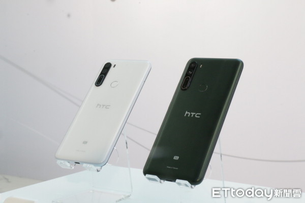 ▲台灣製造！宏達電首度亮相5G手機「HTC U20 5G」　搭載5鏡頭不到2萬元。（圖／記者姚惠茹攝）