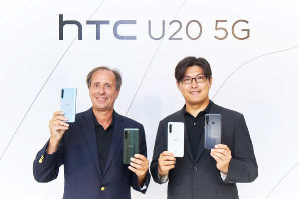 ▲HTC台灣區總經理陳柏諭、HTC CEO Yves Maitre。（圖／HTC提供）