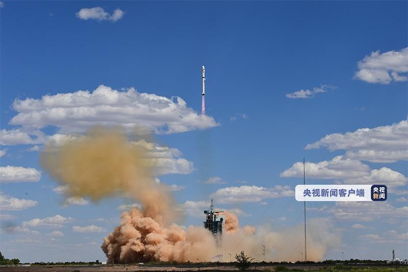 ▲▼大陸成功发射高分九號03星等3顆衛星。（圖／翻攝自央視）