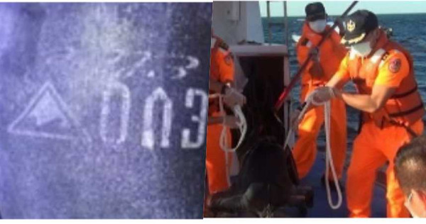 海巡署研判鵝羅鼻外海尋獲的無頭浮屍，身上配備相當齊全，應為極有經驗 的自由潛水客。（圖／海巡署提供）