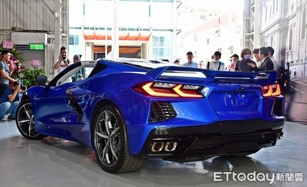 雪佛兰Corvette C8在台现踪！「狂暴魟鱼」层峰车主抢破头（图／记者游铠丞摄）