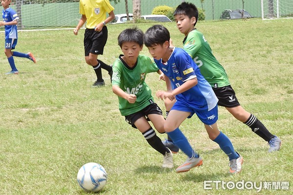 ▲▼ 少年盃，台南東門城石門FC（綠）            。（圖／記者謝孟儒攝）