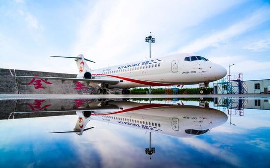 ▲東航設立子公司一二三航空，未來將主營陸製ARJ21及C919客機。（圖／翻攝新京報）