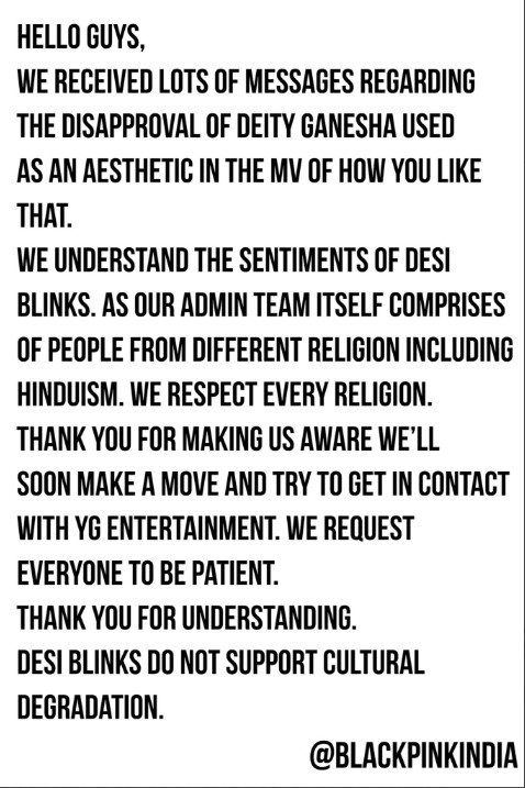 ▲BLACKPINK新MV被印度粉絲罵對神明不敬。（圖／翻攝自YouTube、Twitter）