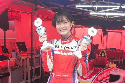 日本14歲萌妹賽車手「丹麥初登賽殺進冠軍」　背景驚人...體內流著F1血液