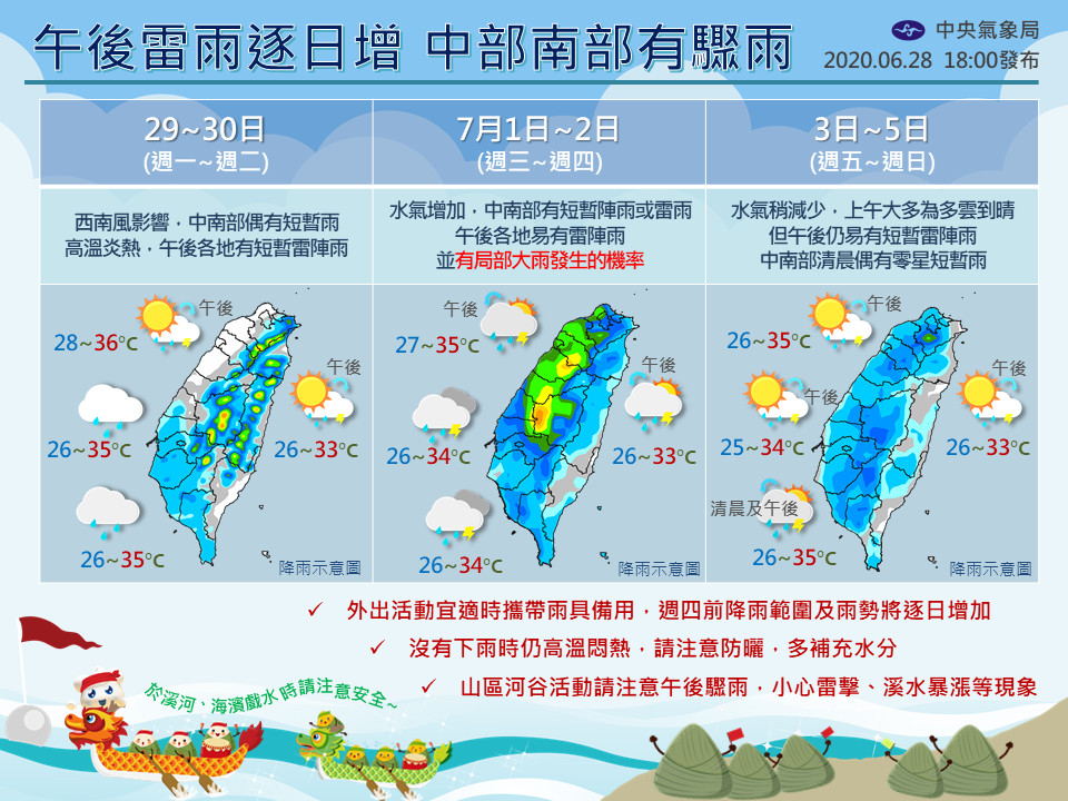 ▲▼一周天氣。（圖／中央氣象局）