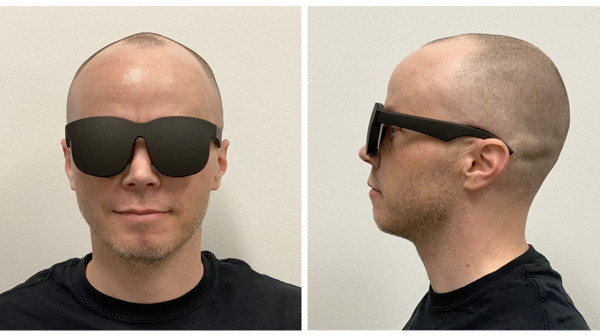 ▲▼臉書展示超薄VR概念眼鏡。（圖／取自臉書）