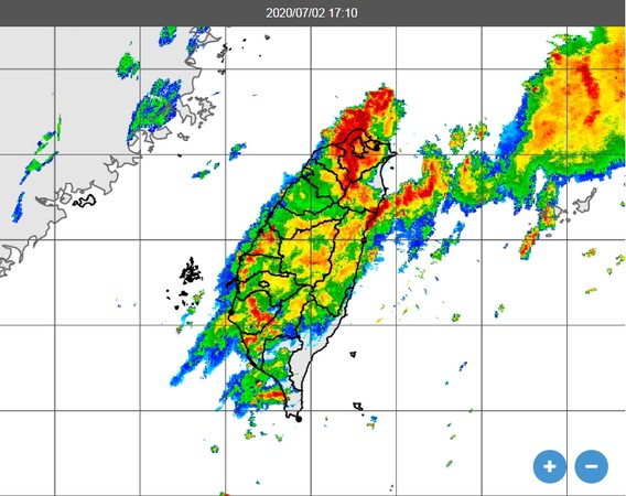 ▲▼豪雨、大雨特報。（圖／中央氣象局）