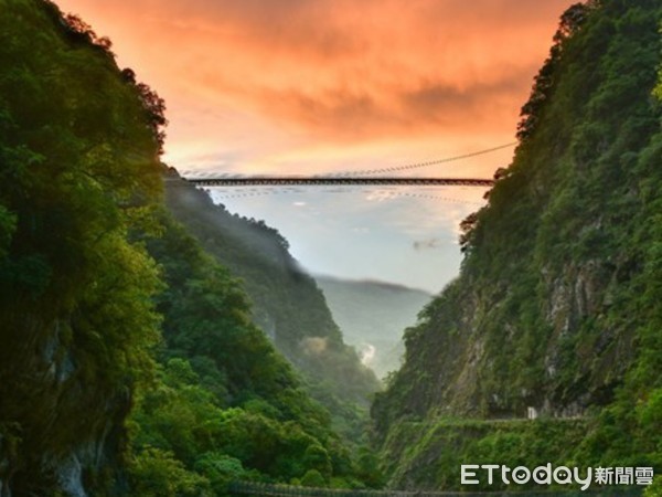 ▲▼山月吊橋串聯布洛灣，適合欣賞壯麗峽谷景觀步道,將打造布洛灣成為旅遊亮點。（圖／太管處提供，下同）