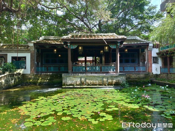 ▲ 新北國定古蹟林本源園邸 植栽專案小組打造「無褐家園」。（圖／新北市文化局提供）