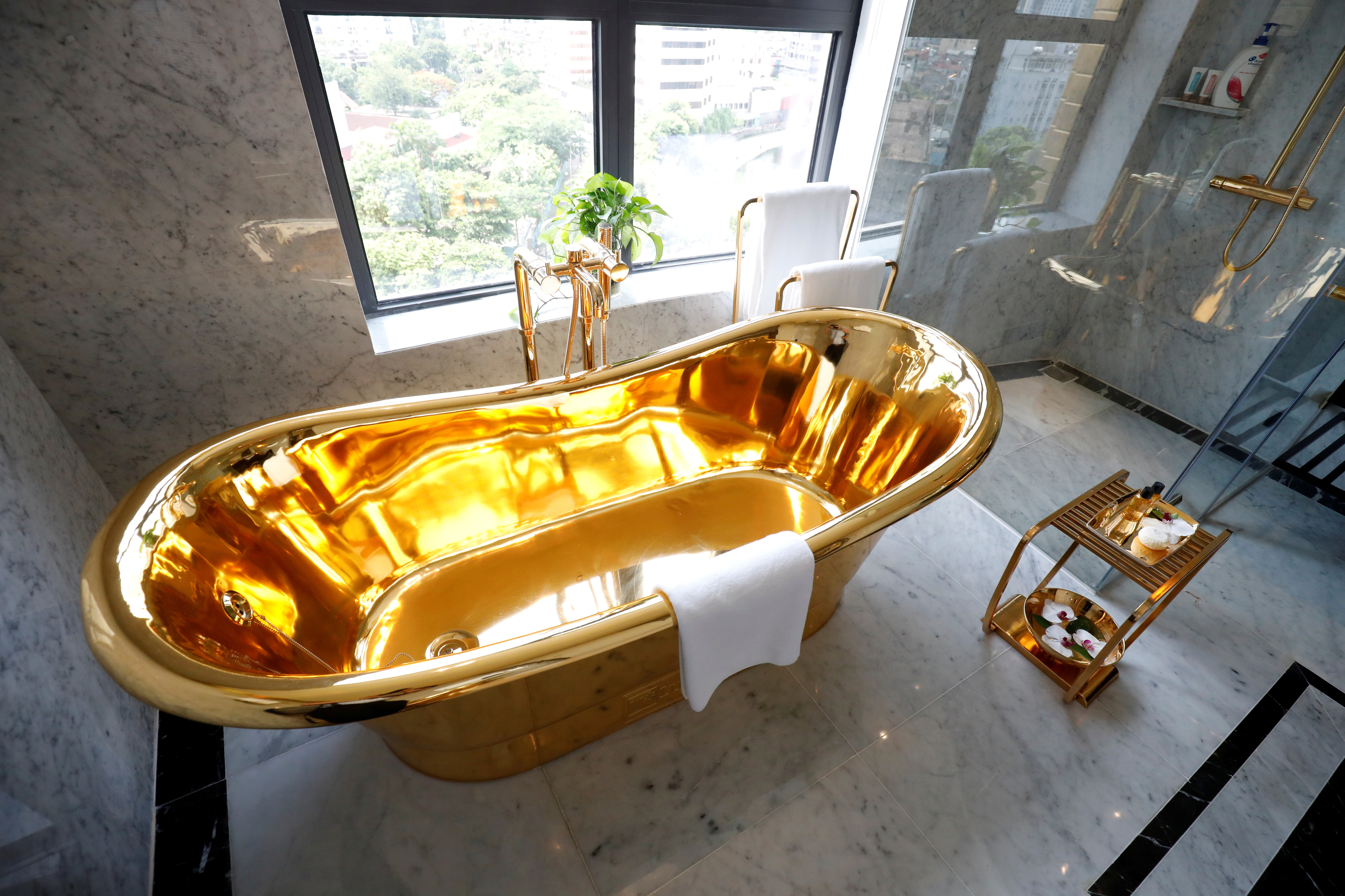 ▲▼越南金湖飯店Dolce Hanoi Golden Lake luxury hotel（圖／路透社）