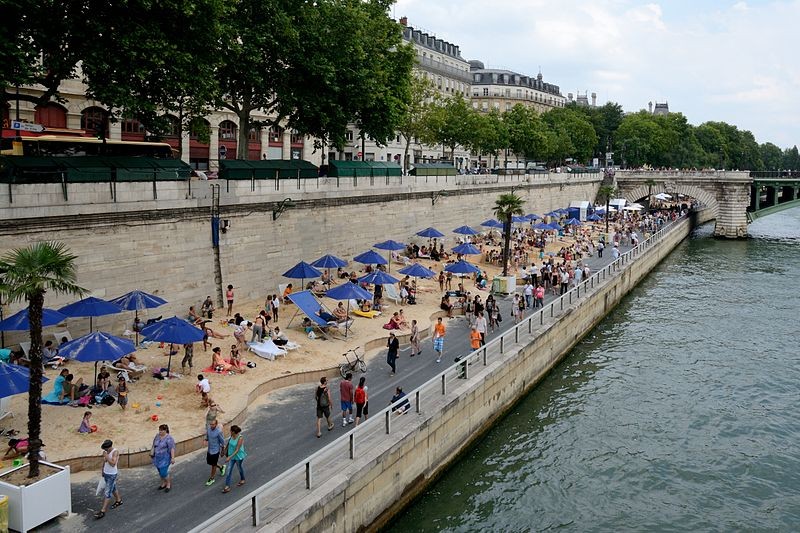 ▲▼法國巴黎7月18日將推出「漂浮電影城」。（圖／翻攝自Wiki／Paris Plages）