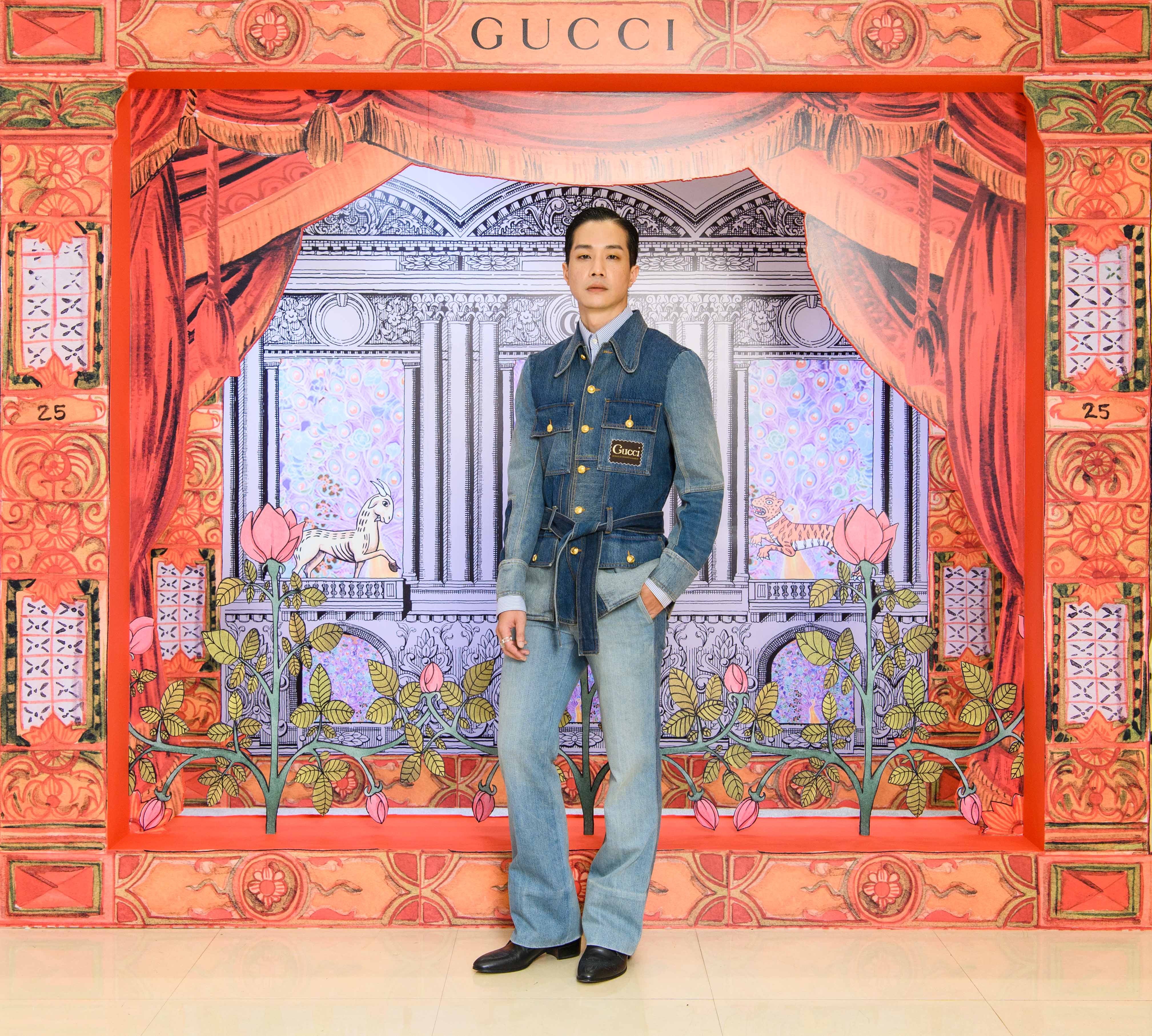 ▲GUCCI開幕活動背板照。（圖／品牌提供）