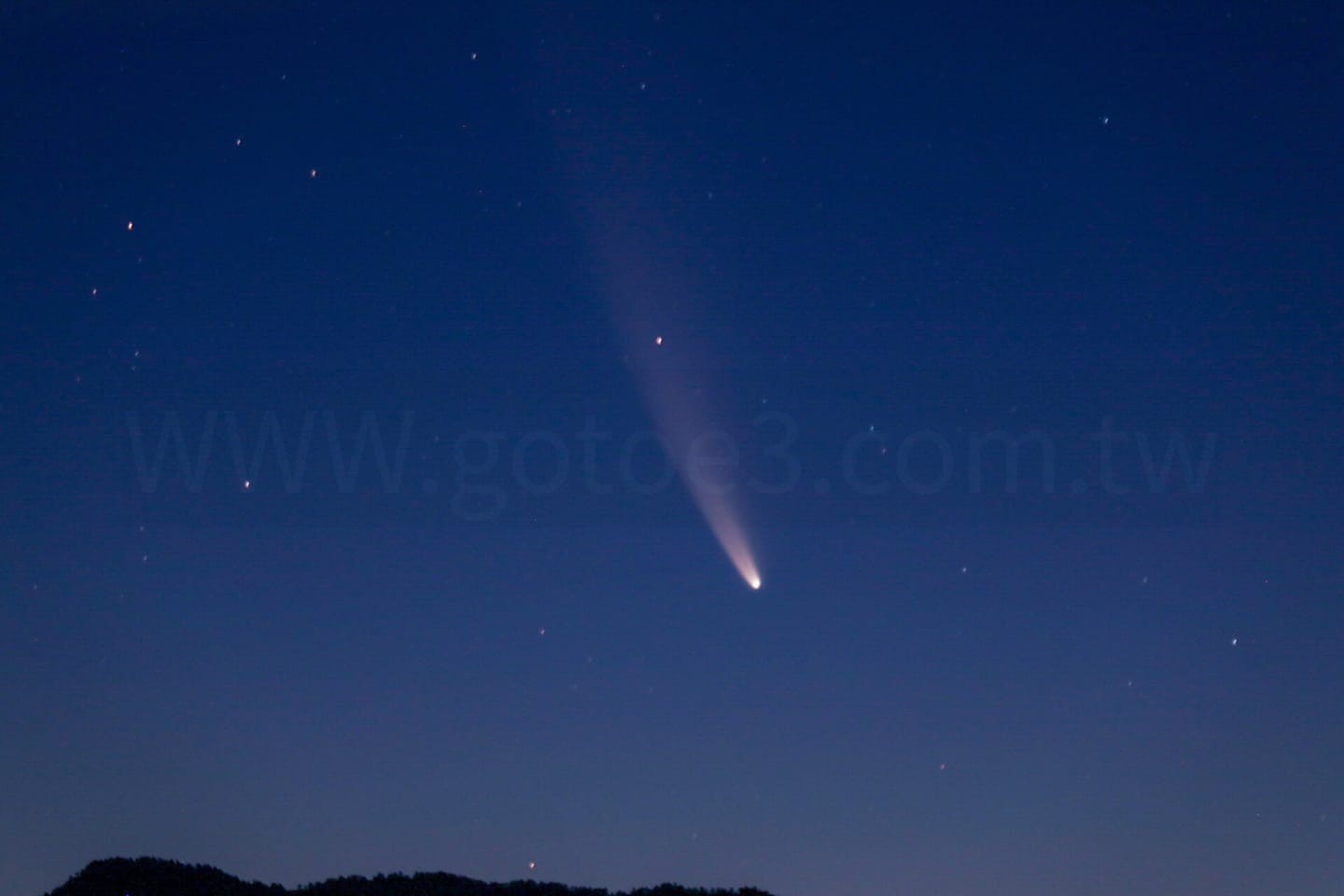 ▲▼七月看慧星,阿里山測站。（圖／中央氣象局提供）