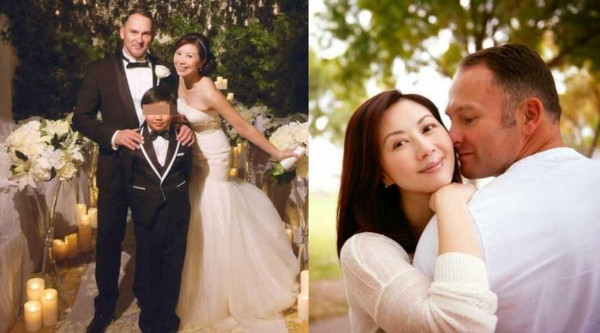 楊寶玲49歲時，攜子3嫁英籍初戀男友。（圖／FB）