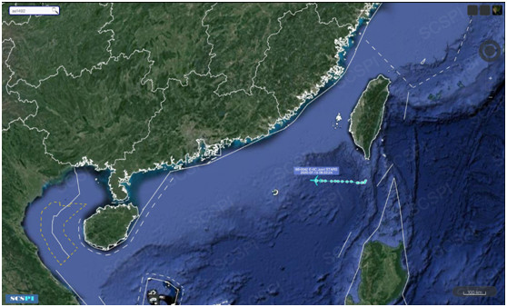 ▲▼美E-8C偵察機飛越南海上空　3天內2次抵進廣東沿海。（圖／翻攝自南海戰略態勢感知計劃）