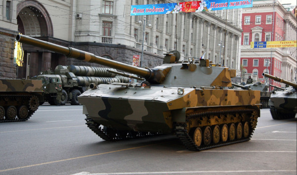 ▲▼俄製「章魚-SDM1」自行反坦克炮（圖／翻攝自維基百科）