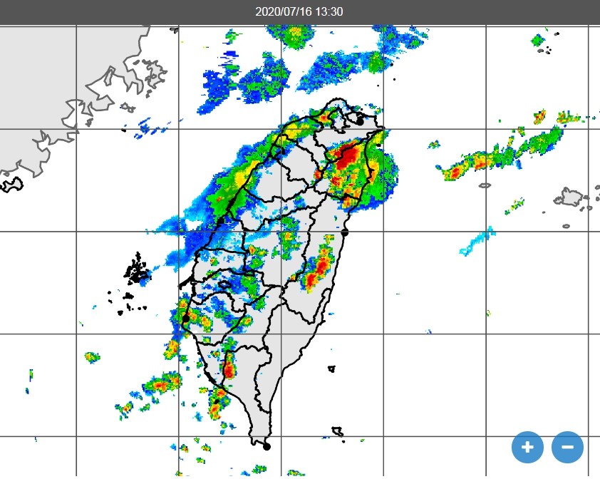 ▲▼大雨特報。（圖／中央氣象局）