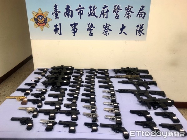 ▲台南市警局指出，警方積極檢肅槍毒，台南市近3年槍擊案發生逐年減少，破案率100％，有效平穩治安安定民心。 （圖／記者林悅翻攝，下同）