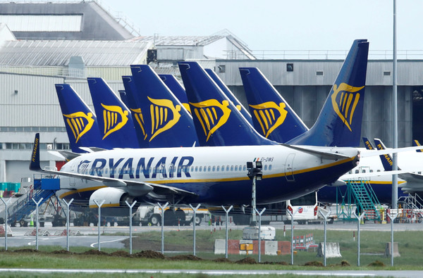 ▲愛爾蘭瑞安航空（Ryanair）於17日遭遇恐嚇事件。（圖／記者吳美依攝）
